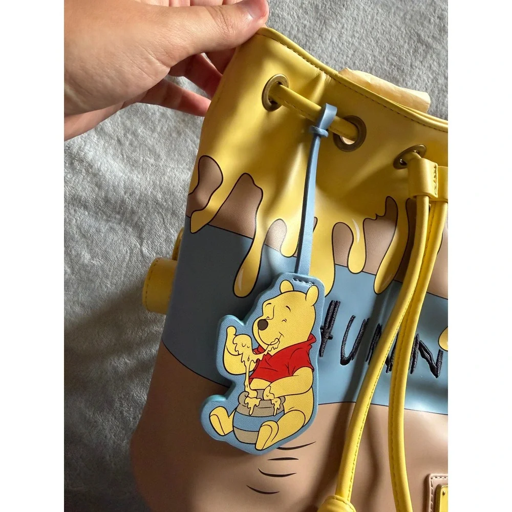 Loungefly Disney Winnie the Pooh 95th Anniversary Convertible Backpack NWT - F